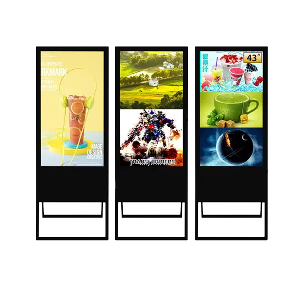 Taşınabilir Dijital Tabela LCD Ekran Reklam Ekranı zemin standı