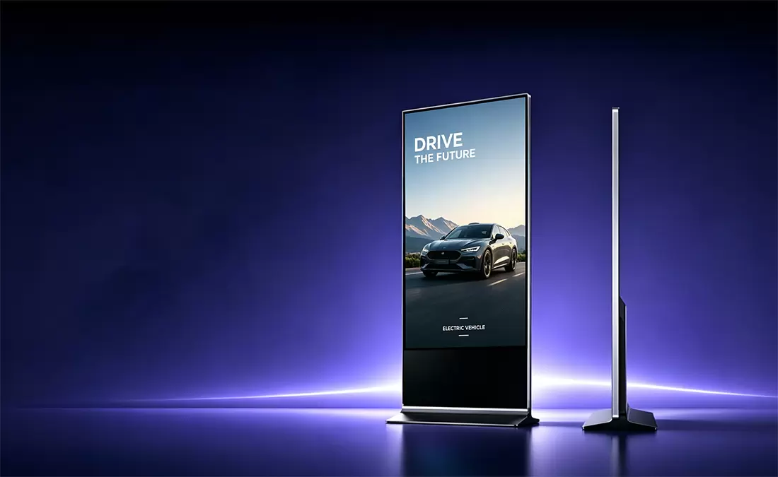 Stand Dokunmatik <br>Reklam Ekranı