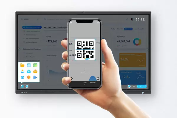 FVASEE Hepsi Bir Arada interaktif panel, Shenzhen K&uuml;t&uuml;phanesinin akıllı konferanslar oluşturmasına yardımcı oluyor
